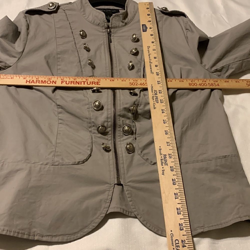 I-N-C International Concepts Large Zip Up Militar… - image 4